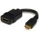 StarTech.com 12cm High-Speed HDMI®-Kabel - HDMI auf HDMI Mini - Buchse/Stecker - HDMI / Mini HDMI Adapterkabel