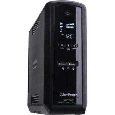 CyberPower TAA Compliant CP1500PFCLCDTAA UPS 1500VA 900W PFC Compatible Pure Sine Wave