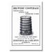 Buyenlarge 'Brewers' Cooperage Vintage Advertisement on Wrapped Canvas Canvas, Steel in Black/White | 24 H x 16 W x 1.5 D in | Wayfair 22575-0C1624