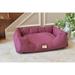 Armarkat Bolster Dog Bed Plastic in Red | 10 H x 34 W x 27.5 D in | Wayfair D01FJH-M