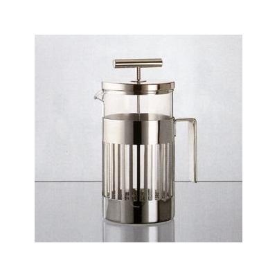 Alessi Aldo Rossi Press Filter Coffee Maker  (90943)  - Stainless Steel