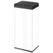 Hailo USA Inc. Big Box 13.7 Gallon Swing Top Trash Can Stainless Steel in White | 30.32 H x 13.49 W x 10.24 D in | Wayfair 0860-231