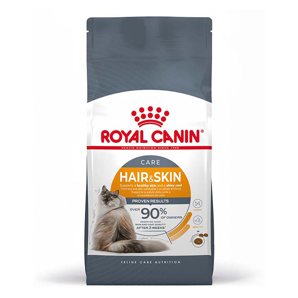 2x10kg Hair & Skin Royal Canin Economy Dry Cat Food