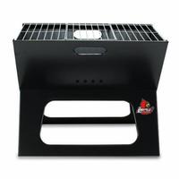 Picnic Time Louisville Cardinals Portable X-Grill