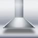 Summit Professional 36" W Chimney Style Island Mount Range Hood (SEIH1536CV3) - Stainless Steel