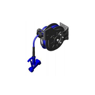 T&S Brass B-7212-05 Open Epoxy Coated Steel Hose Reel with Front Trigger Water Gun 3/8 ID x 15ft HD