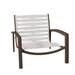 Tropitone South Beach EZ Span™ Patio Chair in Brown | 22.5 H x 26.5 W x 28.5 D in | Wayfair 230513RB_GRE_SNO