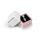 Pandora Moments Women's Sterling Silver Interlocking Love Cubic Zirconia Dangle Charm for Bracelet, With Gift Box