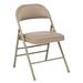 Office Star Products Vinyl Padded Folding Chair Vinyl/Metal in Brown | 29.25 H x 18.5 W x 20 D in | Wayfair FF-23124V