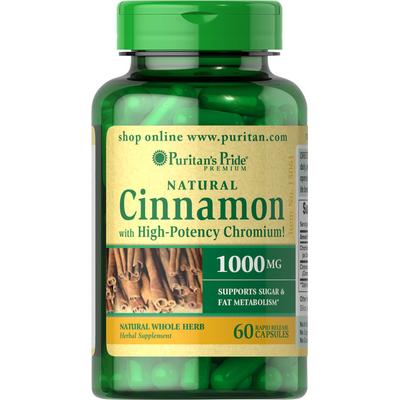 Puritan's Pride 2 Pack of Cinnamon Complex-60-Capsules