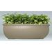 Allied Molded Products Orlando Composite Pot Planter Composite in Gray/Green/Blue | 18 H x 48 W x 24 D in | Wayfair ORL-482418-PD-36