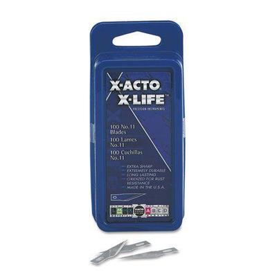 X-Acto #11 Bulk Pack Blades for X-Acto Knives, 100/Box (EPIX611)