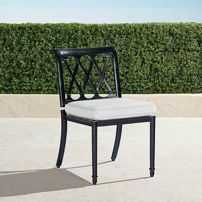 Set of 2 Grayson Dining Side Chairs in Black Aluminum - Frontgate