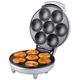 Trebs 99260 Poffertjes-Automat - Mini Pfannkuchen - Waffelautomat - antihaftbeschichtet - 700 Watt - Silber