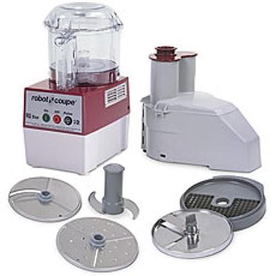 Robot Coupe Commercial Food Processor With 3 Qt Bowl And Continuous Feed & Dice Kit (R2CLR-DICE)