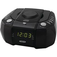 Jensen JCR-310 Dual Alarm Clock AM/FM Stereo Radio with Top-Loading CD Player