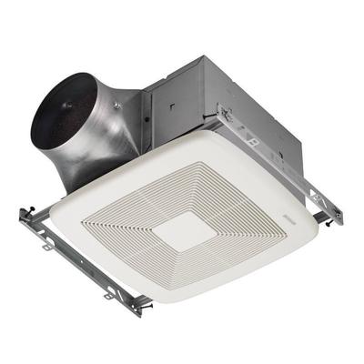 Broan 80 CFM Bathroom Fan With 6" Round Duct (ZB80) - White