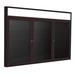 Ghent Enclosed Cabinet Letter Board Vinyl/Metal | 2.25 D in | Wayfair PBBLX10-BK