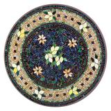 KNF Tuscan Lemons Mosaic Table Collection - Round Bistro Table, Black, 30" dia. - Frontgate