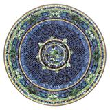 KNF Lake Como Mosaic Table Collection - Round Bistro Table, Black, 60" dia. - Frontgate
