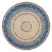 KNF Caribbean Sea Mosaic Table Collection - Oval Coffee Table, Espresso, 42" x 24" - Frontgate