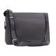 VISCONTI - Leather Messenger Shoulder Bag for Men - Medium/Large 13 to 14 inch Laptop Bag - Work Bag for A4 Notebooks - 18548 HARVARD - Oil Black