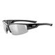 uvex sportstyle 215 - Sportbrille für Damen und Herren - verspiegelt - druckfreier & perfekter Halt - black/silver - one size