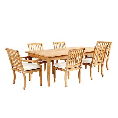 Madison 7-Piece Rectangular Dining Set with 6 Cushions - Ballard Designs