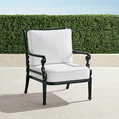 Carlisle Lounge Chair with Cushions in Onyx Finish - Rain Sand - Frontgate