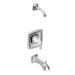 Moen Voss Posi-Temp Tub & Shower Faucet Trim w/ Lever Handle in Gray | 7.25 H x 7.25 W x 8 D in | Wayfair T2693NH