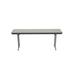 Rectangular Folding Table Metal in Black/Brown AmTab Manufacturing Corporation | 29" H x 72" W x 18" D | Wayfair TT186DP
