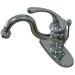 Kingston Brass Georgian Mono Deck Bathroom Faucet w/ ABS Pop-Up Drain & Deck Plate in Gray | 5.38 H in | Wayfair KB3401GL