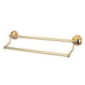 Kingston Brass Vintage Double 24" Wall Mounted Towel Bar Metal in Yellow | 4.13 H in | Wayfair BA1163PB