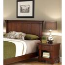 Home Styles Cal King Rustic Cherry Home Styles Aspen Collection Headboard and Night Stand