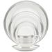 Noritake Odessa 5-Piece Place Setting, Service for 1 Bone China/Ceramic in Gray | Wayfair 4875-05E