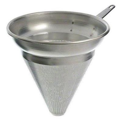 Vollrath 4700 Aluminum Wear-Ever Professional China Cap Strainer with Two Hooks, 5.5-Quart