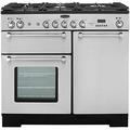 Rangemaster Kitchener KCH100DFFSS/C 100cm Dual Fuel Range Cooker - Stainless Steel / Chrome