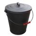 Ash Bucket W/ Lid 16.5"h X 13.8"d Lawn And Garden