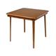 Stakmore Company, Inc. 32" Solid Wood Square Portable Folding Table Wood/Solid Wood in Indigo/Brown | 29.5 H x 32 W x 32 D in | Wayfair SKM1019FW