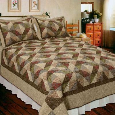 Country Cottage Patchwork Quilt Multi Warm, Twin, Multi Warm
