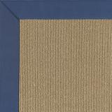 St. Tropez Indoor/Outdoor Rug - Sunbrella Solid Border - Canvas Navy Sunbrella, 6' x 9' - Ballard Designs Canvas Navy Sunbrella 6' x 9' - Ballard Designs