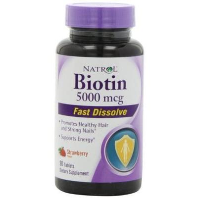 Biotin 5000 mcg Fast Dissolve Natrol 60 Tabs