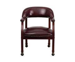 Flash Furniture Luxurious Conference Chair, Oxblood