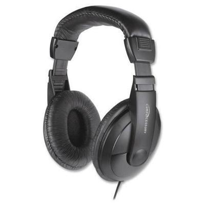 Compucessory CCS15155 Cushion Stereo Headphones With Vol Control