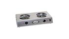 Cadco 1650W Counter Hot Plate With Double Burner & Infinite Controls (CDR-1T) - Stainless Steel