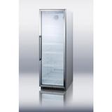 Summit Slim Upright Refrigerator with 7-Shelf & Reversible Door, Stainless, 14.5-cu ft screenshot. Refrigerators directory of Appliances.