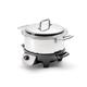 360 Cookware Gourmet Slow Cooker, Stainless Steel in Gray | 7 H x 9 W x 13.5 D in | Wayfair ID004-GC