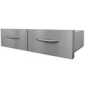Cal Flame BBQ Horizontal Drop-In Drawer, Stainless Steel | 10 H x 39.25 W x 20.5 D in | Wayfair BBQ08867