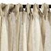 Linen Sheer Tie Top Drapery Panel - Natural, 54"W x 108"L - Ballard Designs