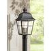 Quoizel Millhouse 21 1/2" High Black Outdoor Post Light